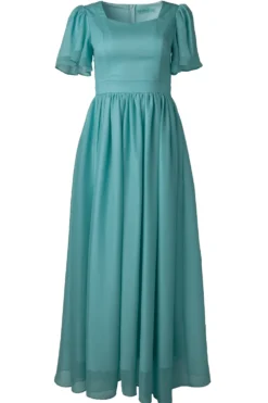 Abbie Dress in Seaglass Chiffon