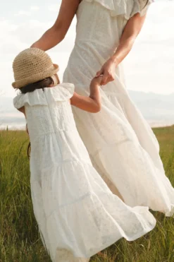Alaina Dress in Ivory