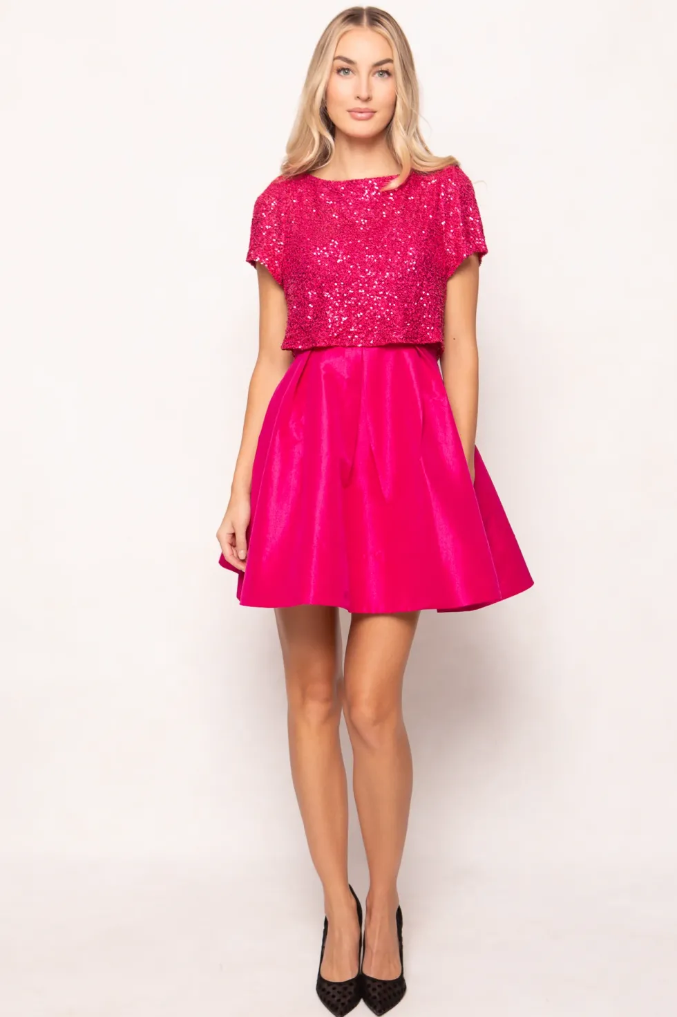 Alexis Dress in Fuchsia