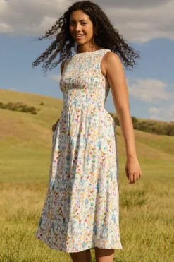 Ana Dress in Floral Fields