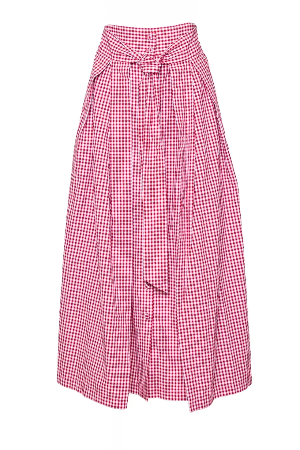 Angela Skirt in Red Gingham