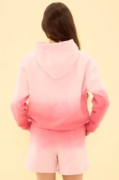 Ash Sweatshorts in Pink Ombre