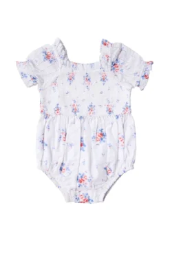 Baby Emily Romper in Heritage Soft Ditsy Floral