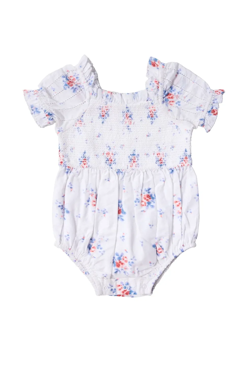 Baby Emily Romper in Heritage Soft Ditsy Floral