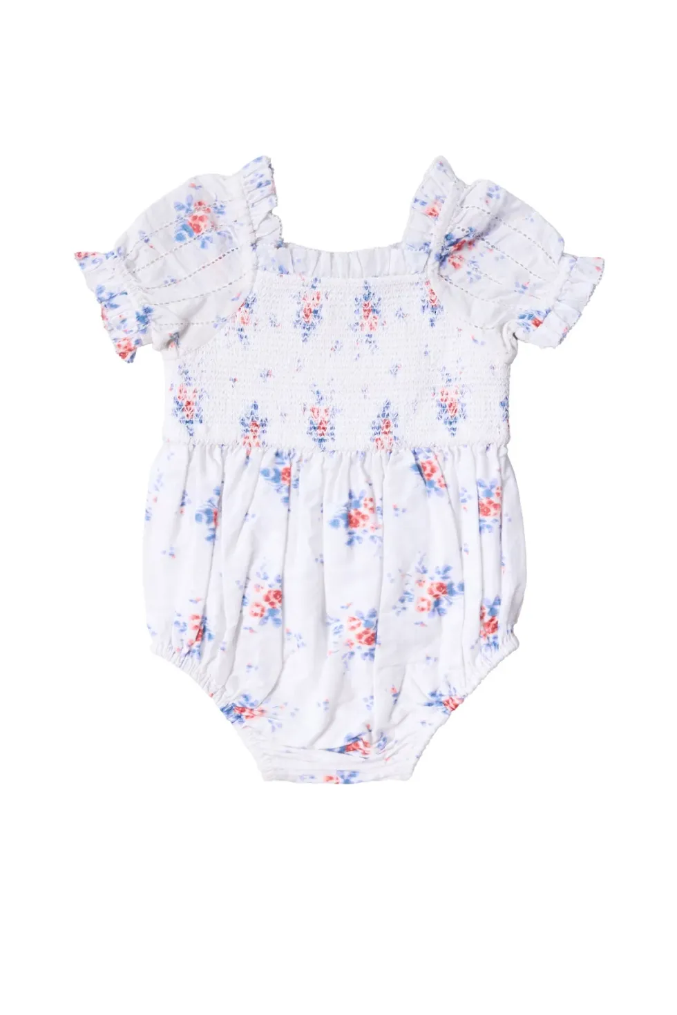 Baby Emily Romper in Heritage Soft Ditsy Floral