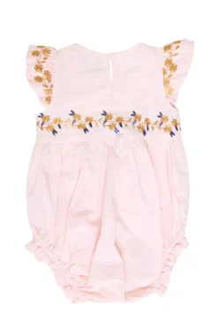 Baby Hattie Romper in Embroidered Spring Floral