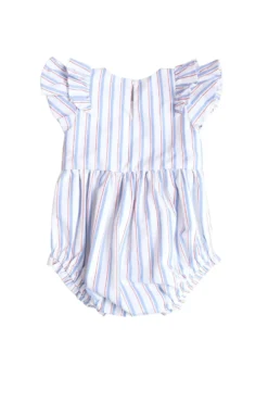 Baby Hattie Romper in Heritage Stripe