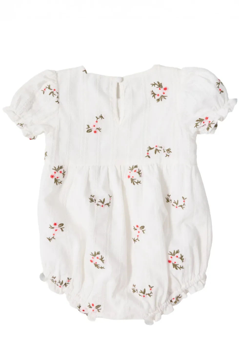 Baby Jessie Romper in Ditsy Embroidery