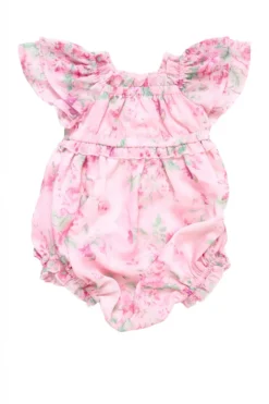 Baby Juliana Romper in Rose Trance
