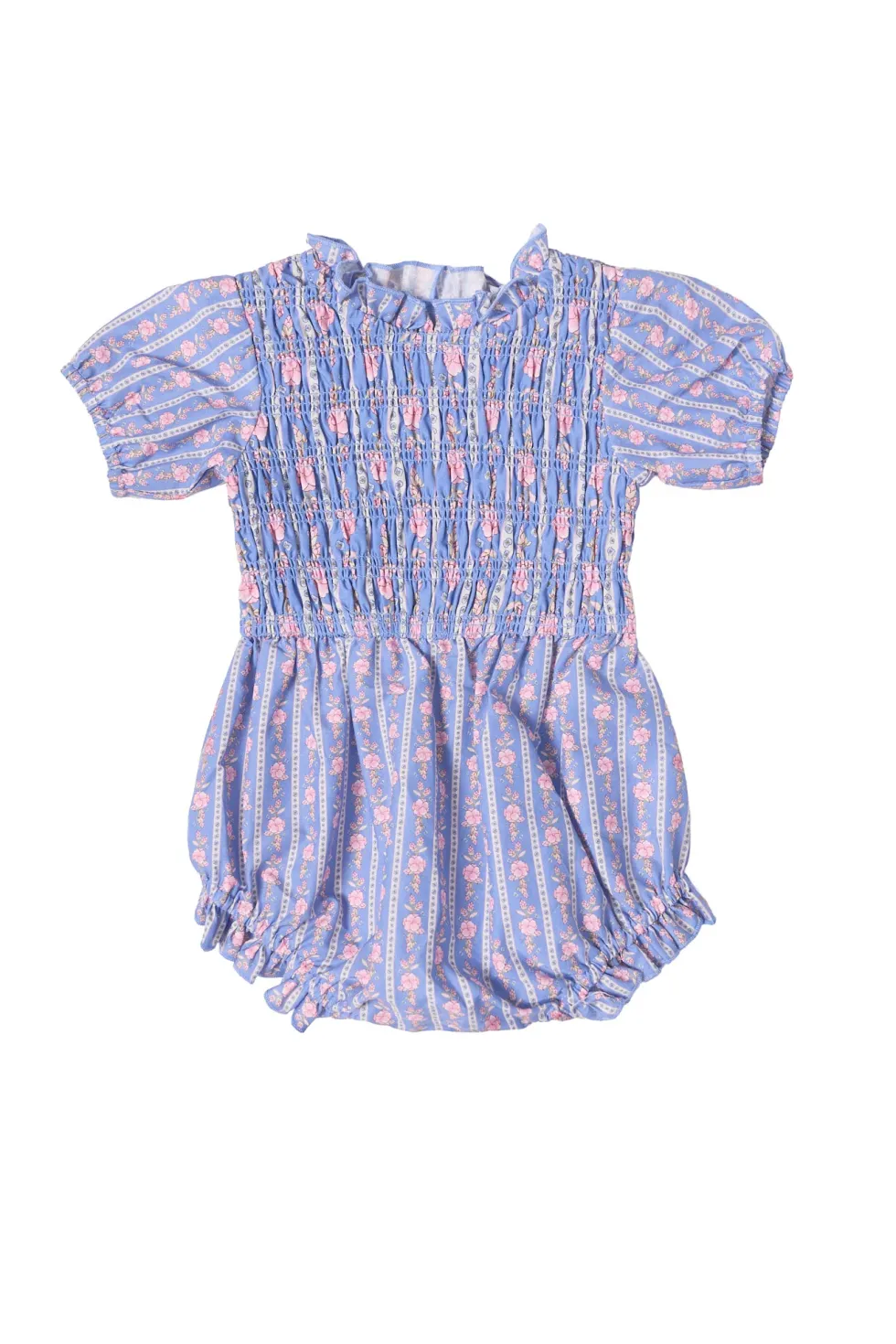 Baby Mariah Romper in Linear Print