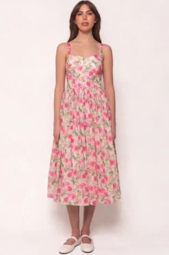 Ballerina Tank Dress in Pink Floral