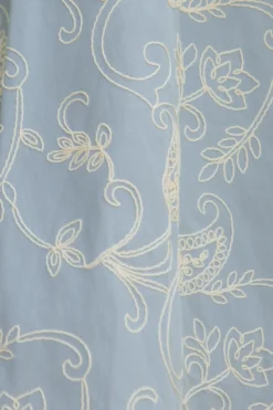 Bennett Dress in Cream Embroidery