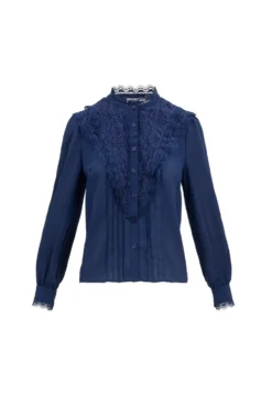 Blythe Blouse in Navy