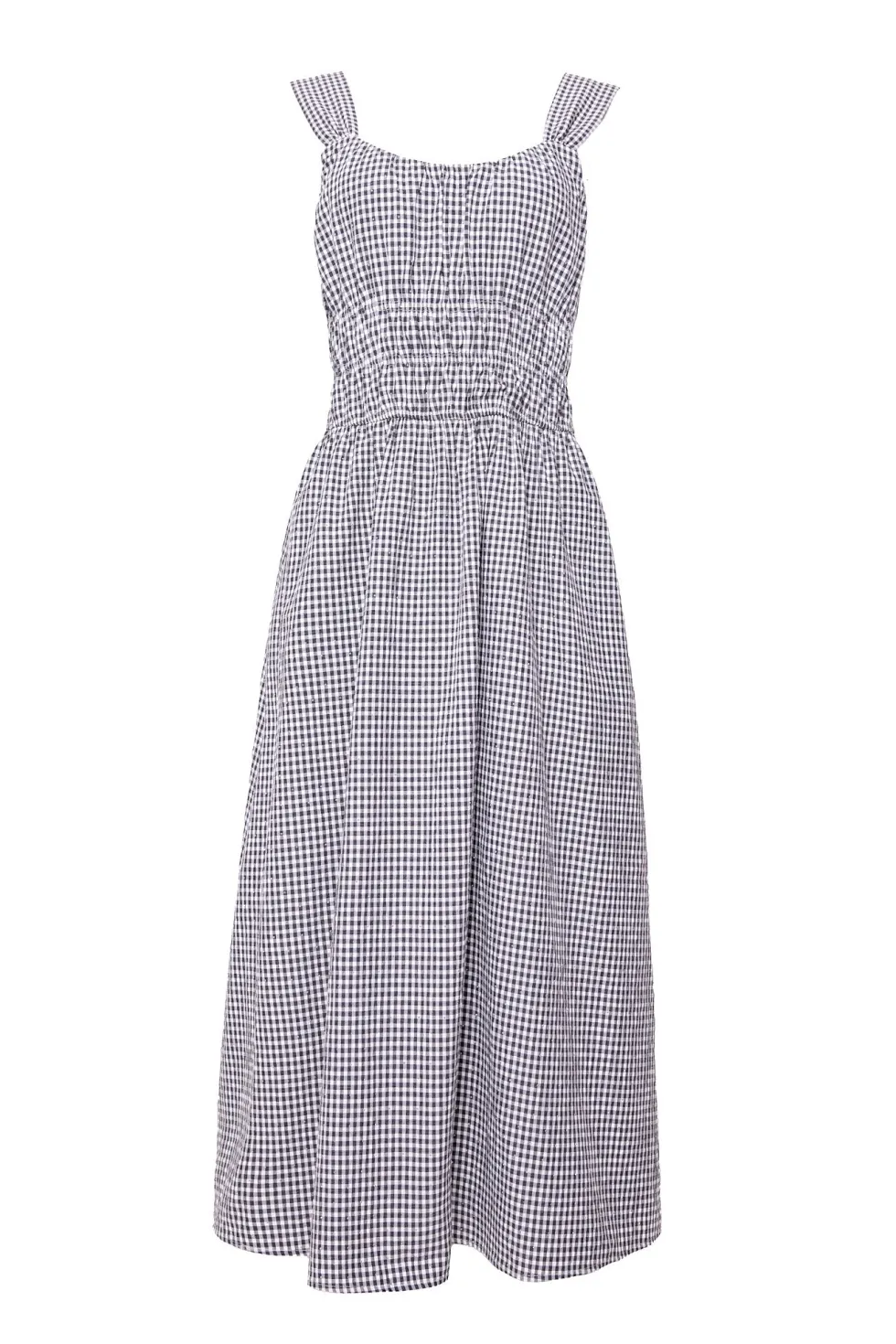 Bowen Dress in Black Diamonte Gingham