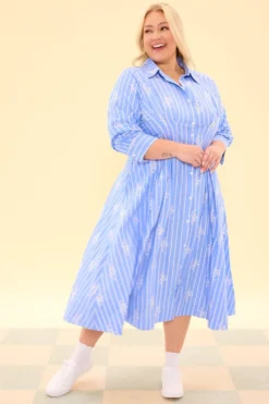 Cameron Dress in Light Blue
