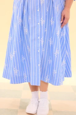 Cameron Dress in Light Blue