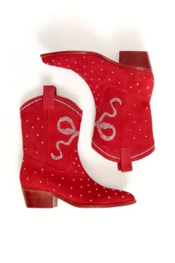 Channing Bootie in Red