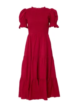 Cordelia Dress in Burgundy