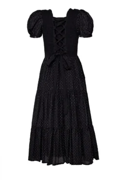 Darby Dress in Black Diamonte