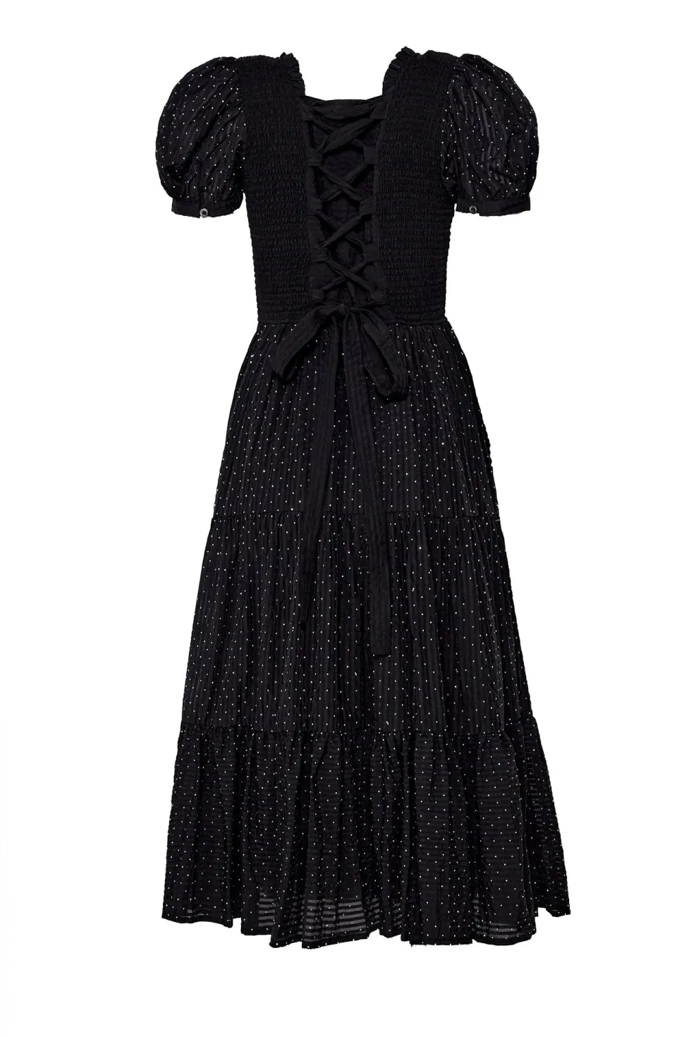 Darby Dress in Black Diamonte