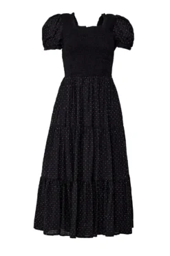 Darby Dress in Black Diamonte