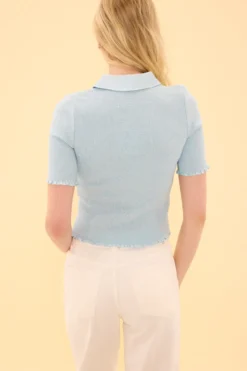 Elysia Top in Light Blue