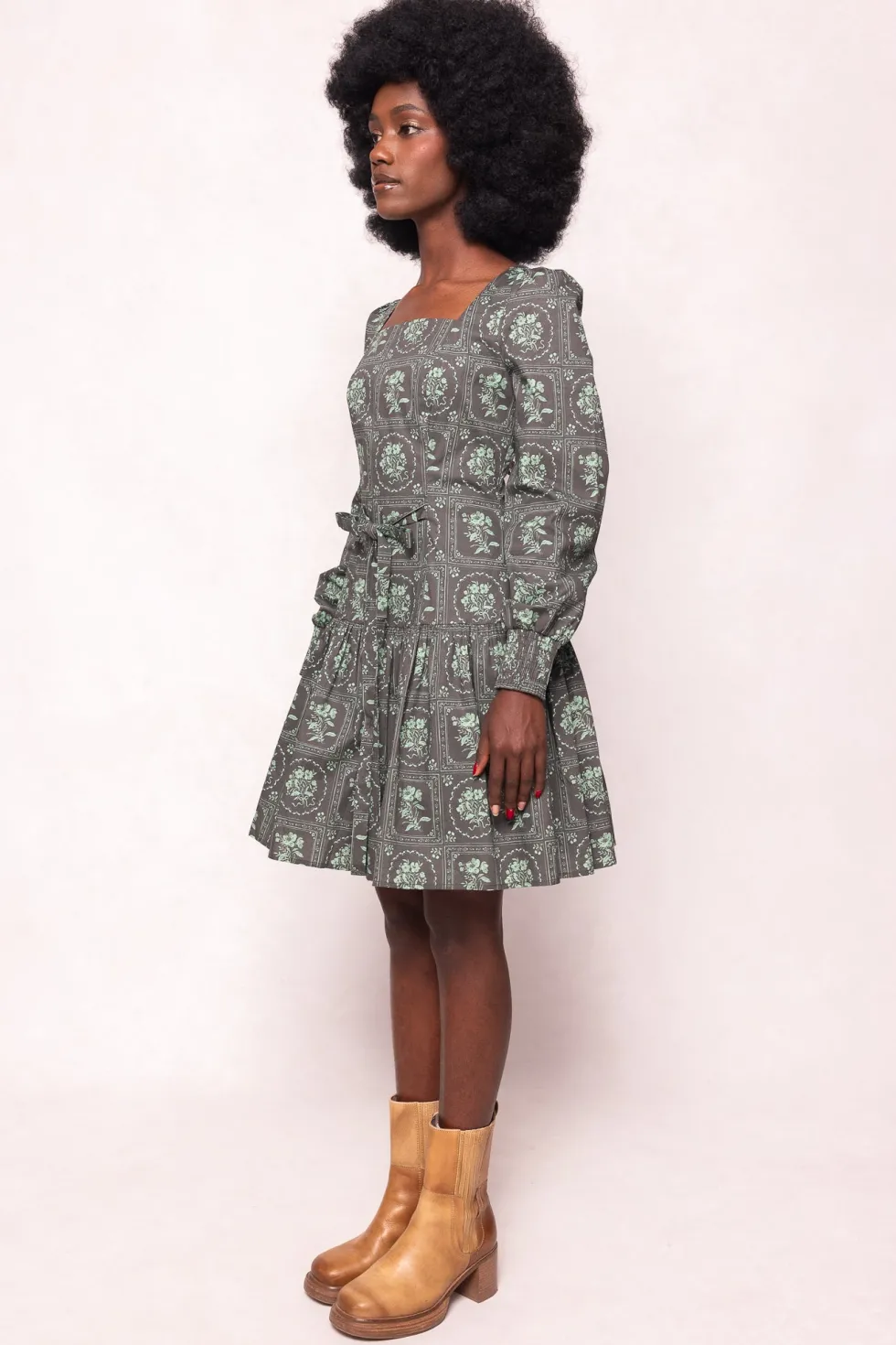 Finn Dress in Garden Tile