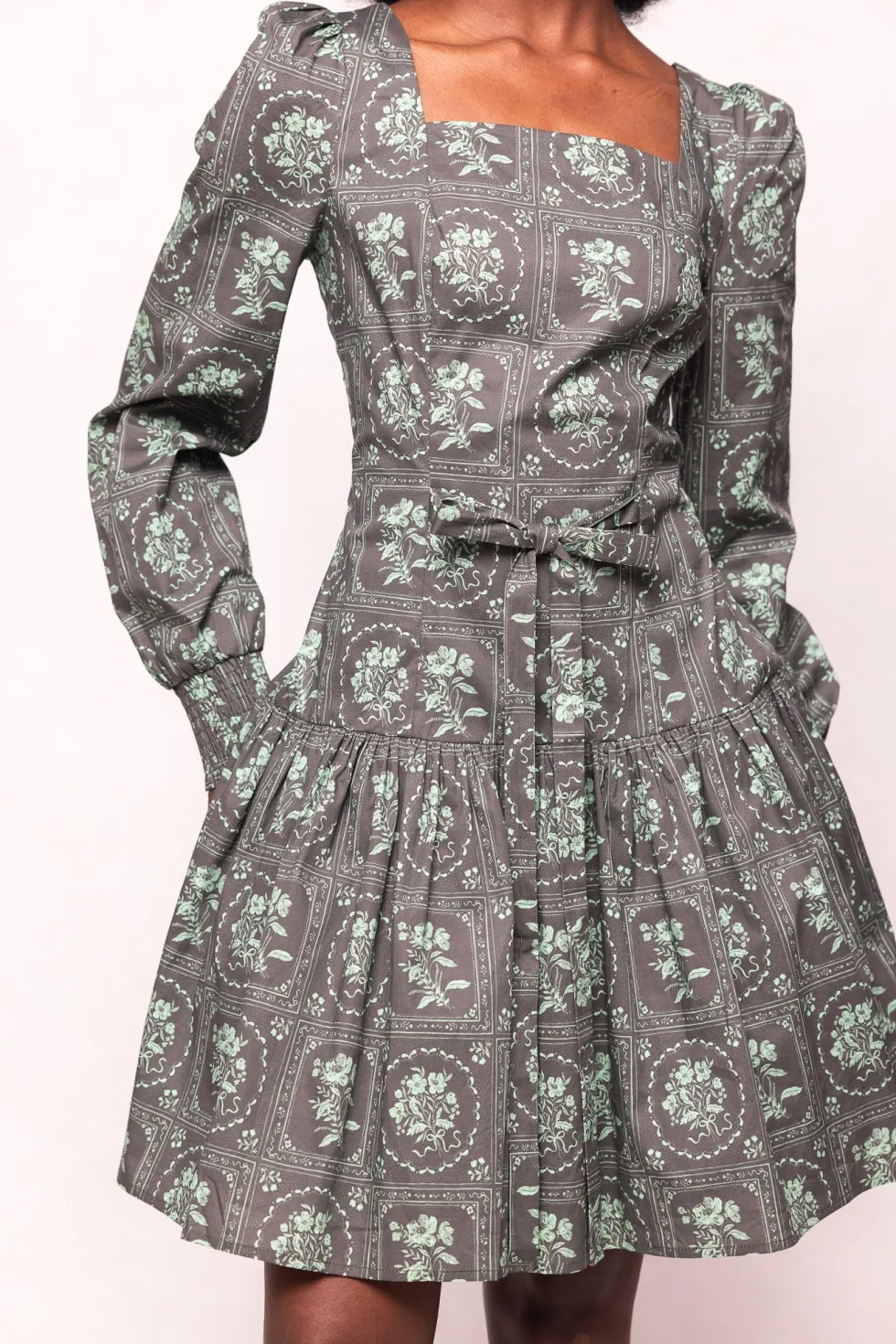 Finn Dress in Garden Tile