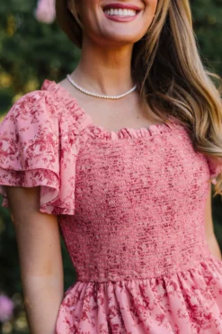 Grace Dress in Desert Heritage Rose