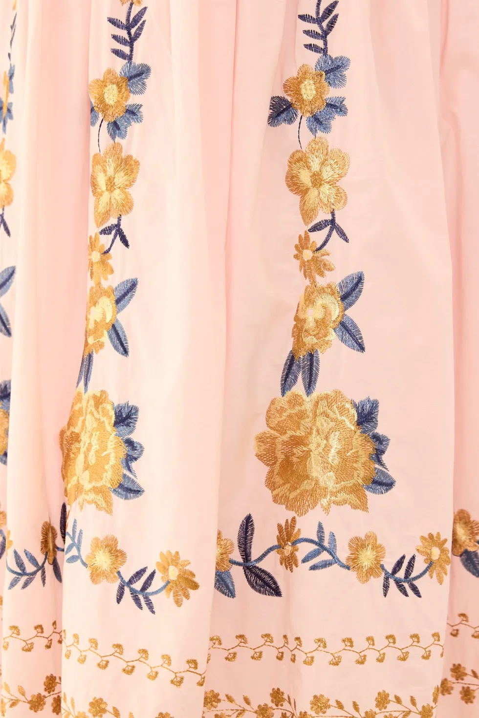 Hattie Dress in Embroidered Spring Floral
