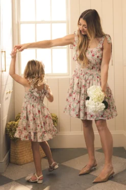 Helene Dress in Vibrant Chintz