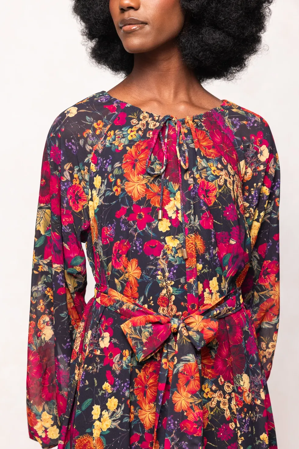 Imogen Dress in Night Garden