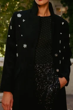 Jacqueline Coat in Black