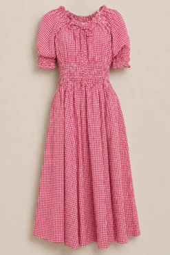 Jessie Dress in Red Gingham