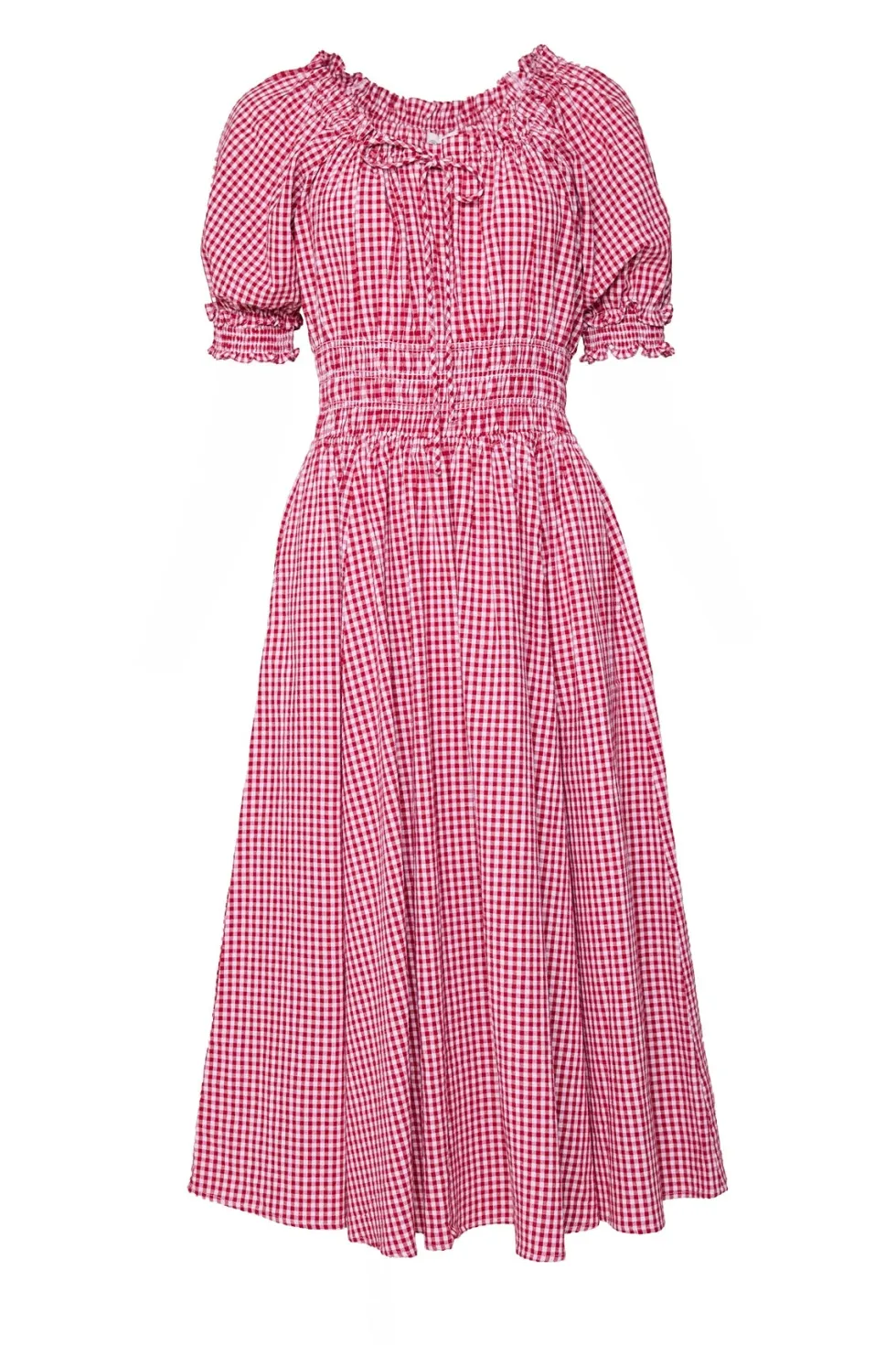 Jessie Dress in Red Gingham