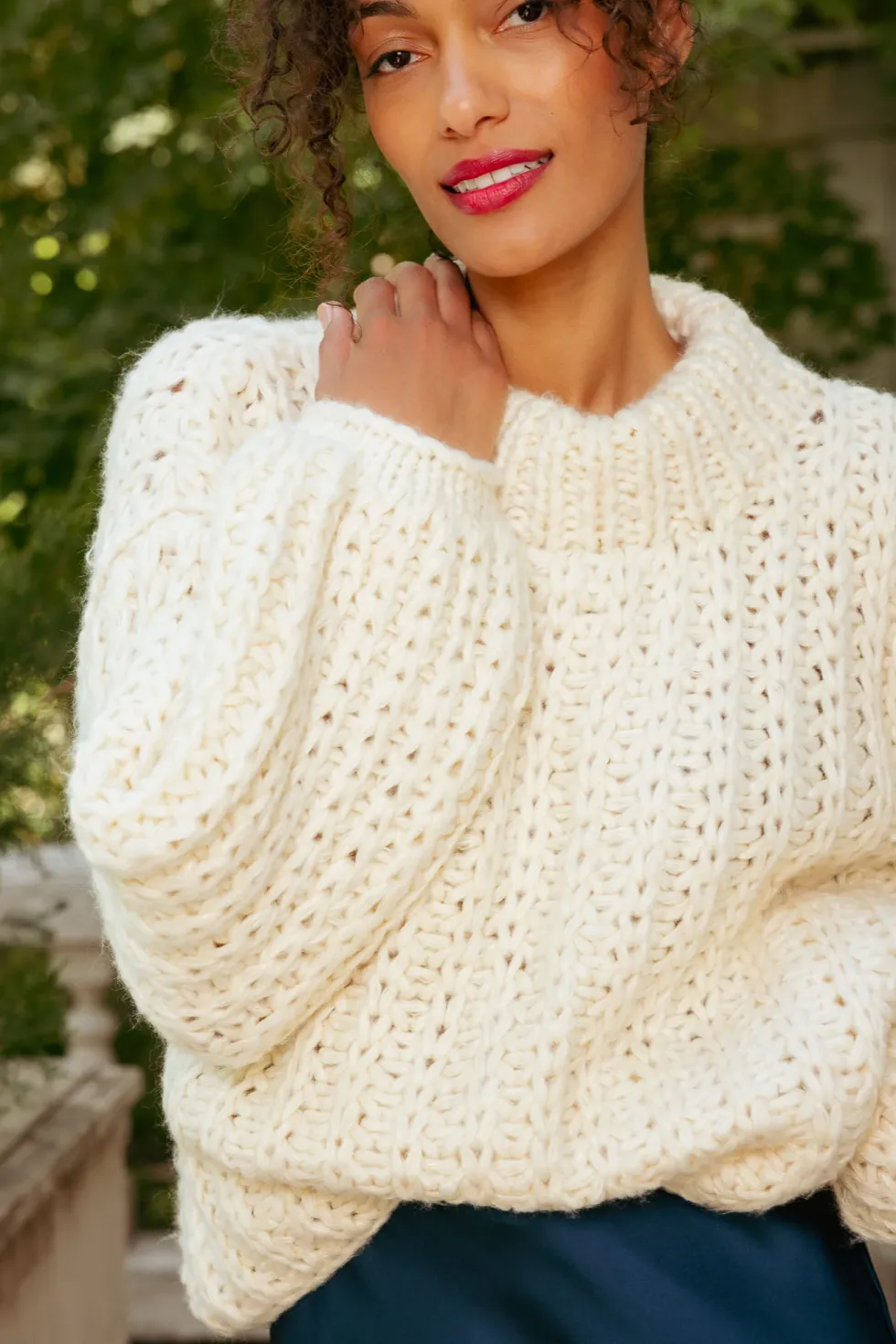 Julia Sweater in Cream