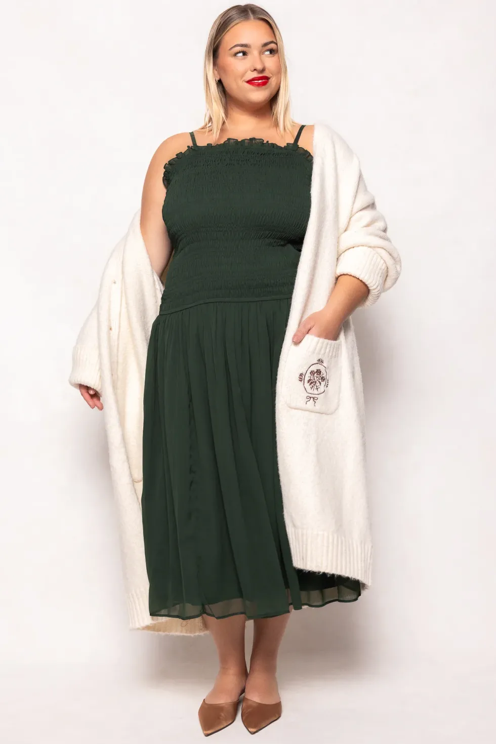 Kimberly Dress in Green