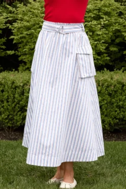 Lizzy Skirt in Heritage Stripe