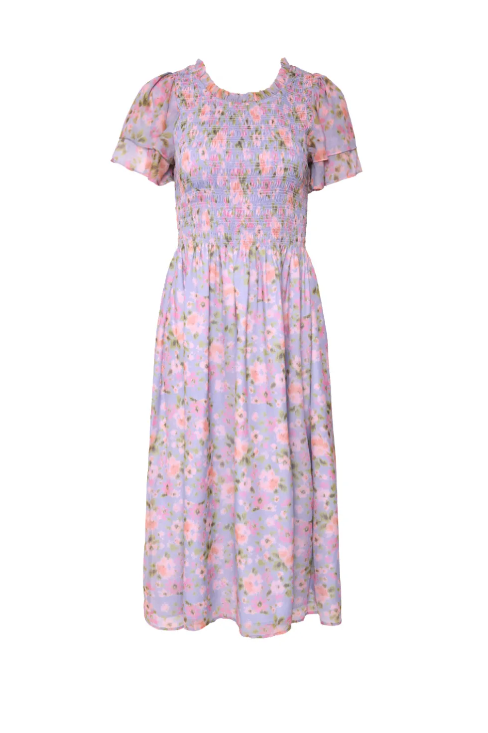 Lottie Dress in Vibrant English Garden