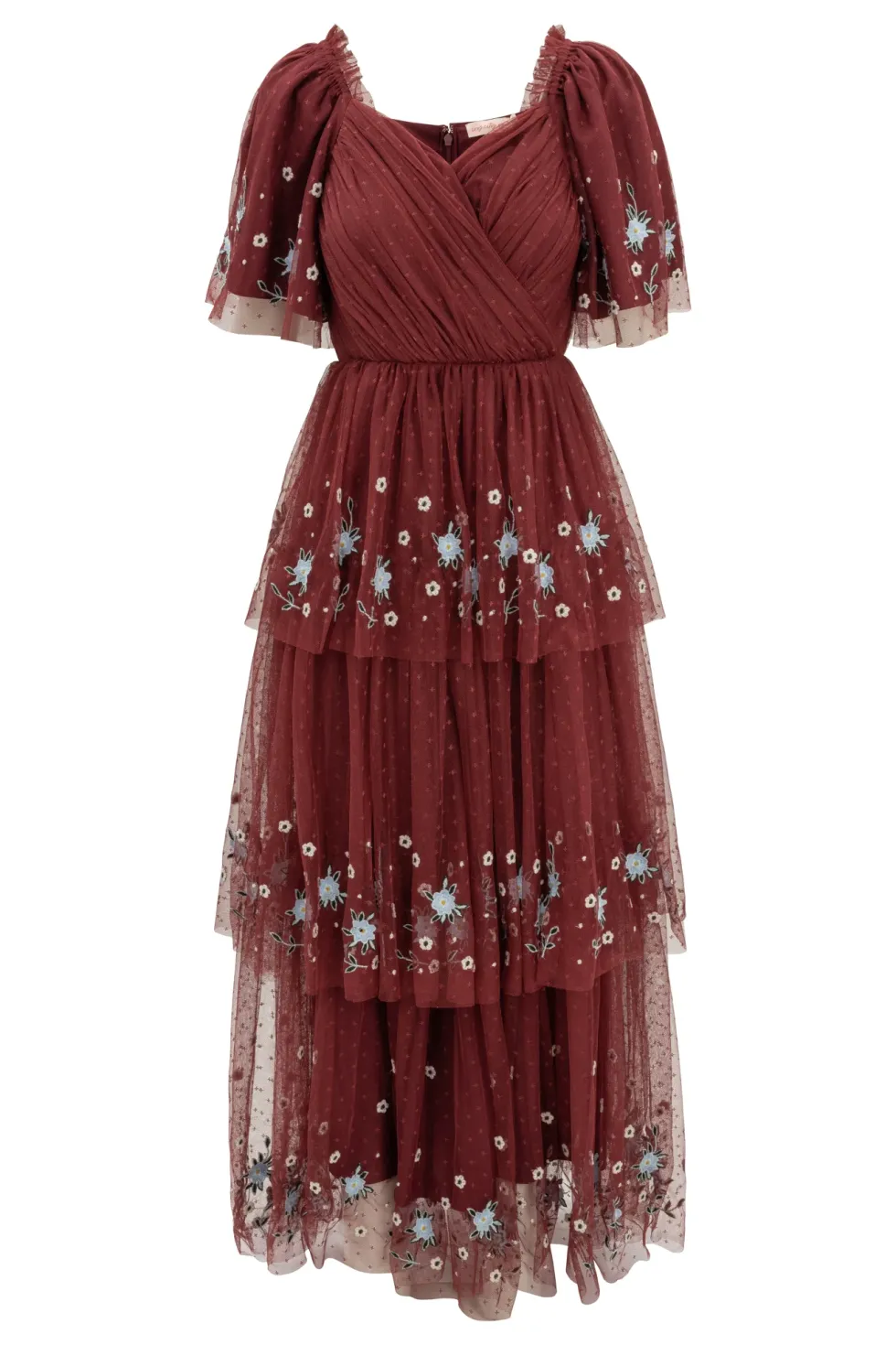 Mabel Dress in Burgundy