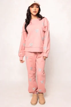 Micah Jogger Sweatpants in Pink
