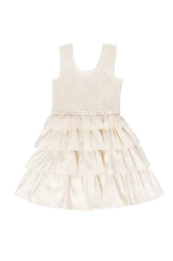Mini Aiden Dress in Cream