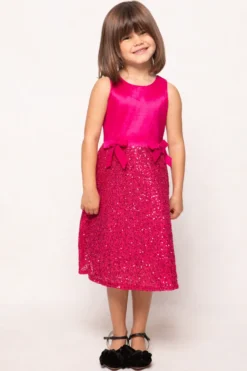 Mini Alexis Dress in Fuchsia