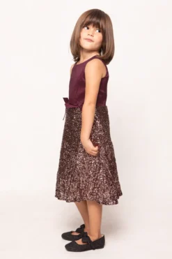 Mini Alexis Dress in Wine