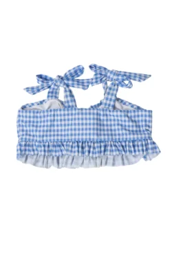 Mini Brandi Bandeau Top in Blakely Gingham