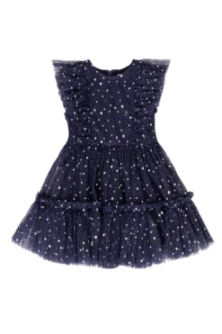 Mini Brynlee Dress in Sparkling Stars Navy