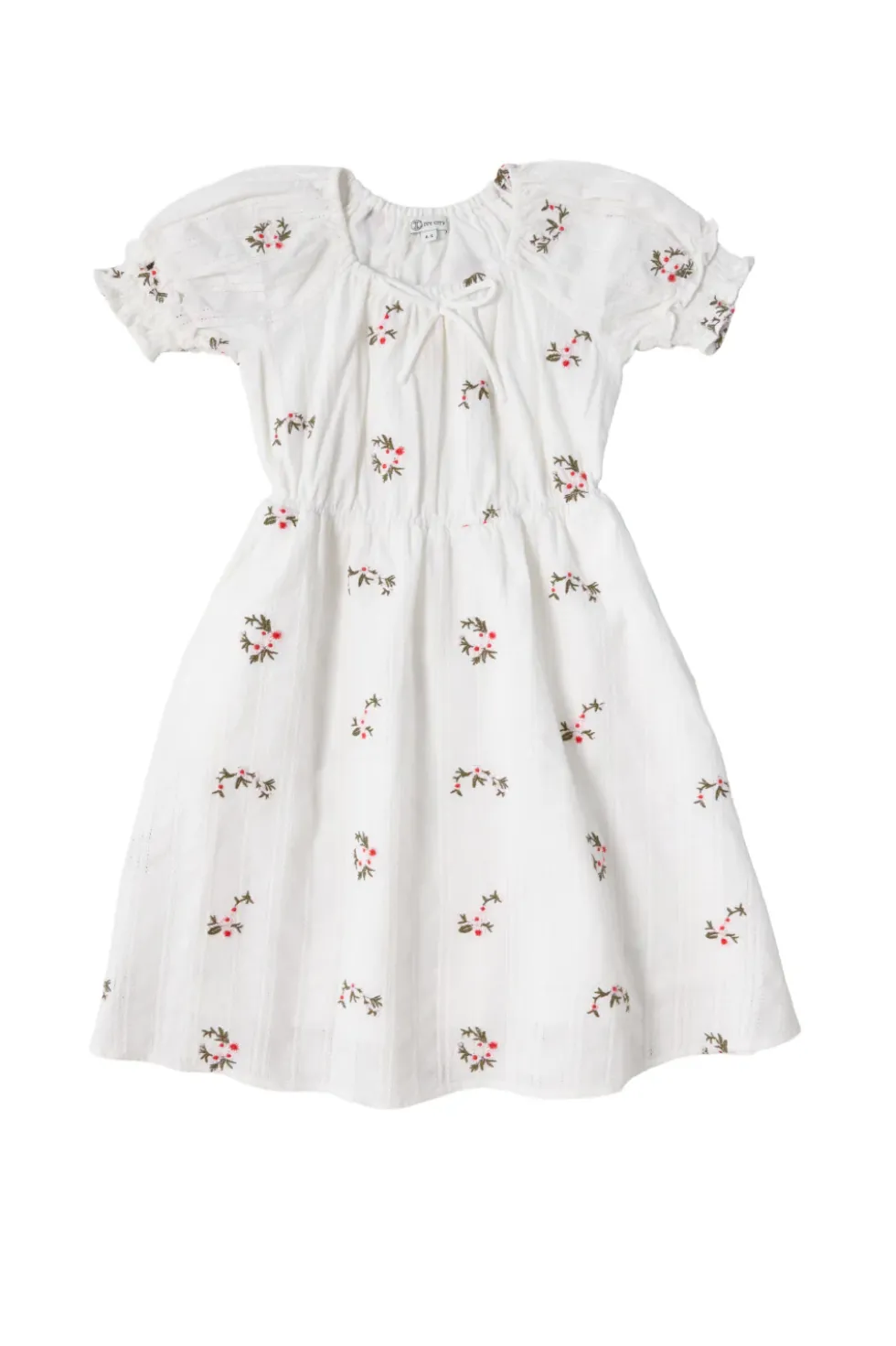 Mini Jessie Dress in Ditsy Embroidery