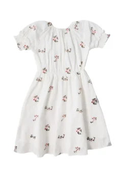 Mini Jessie Dress in Ditsy Embroidery
