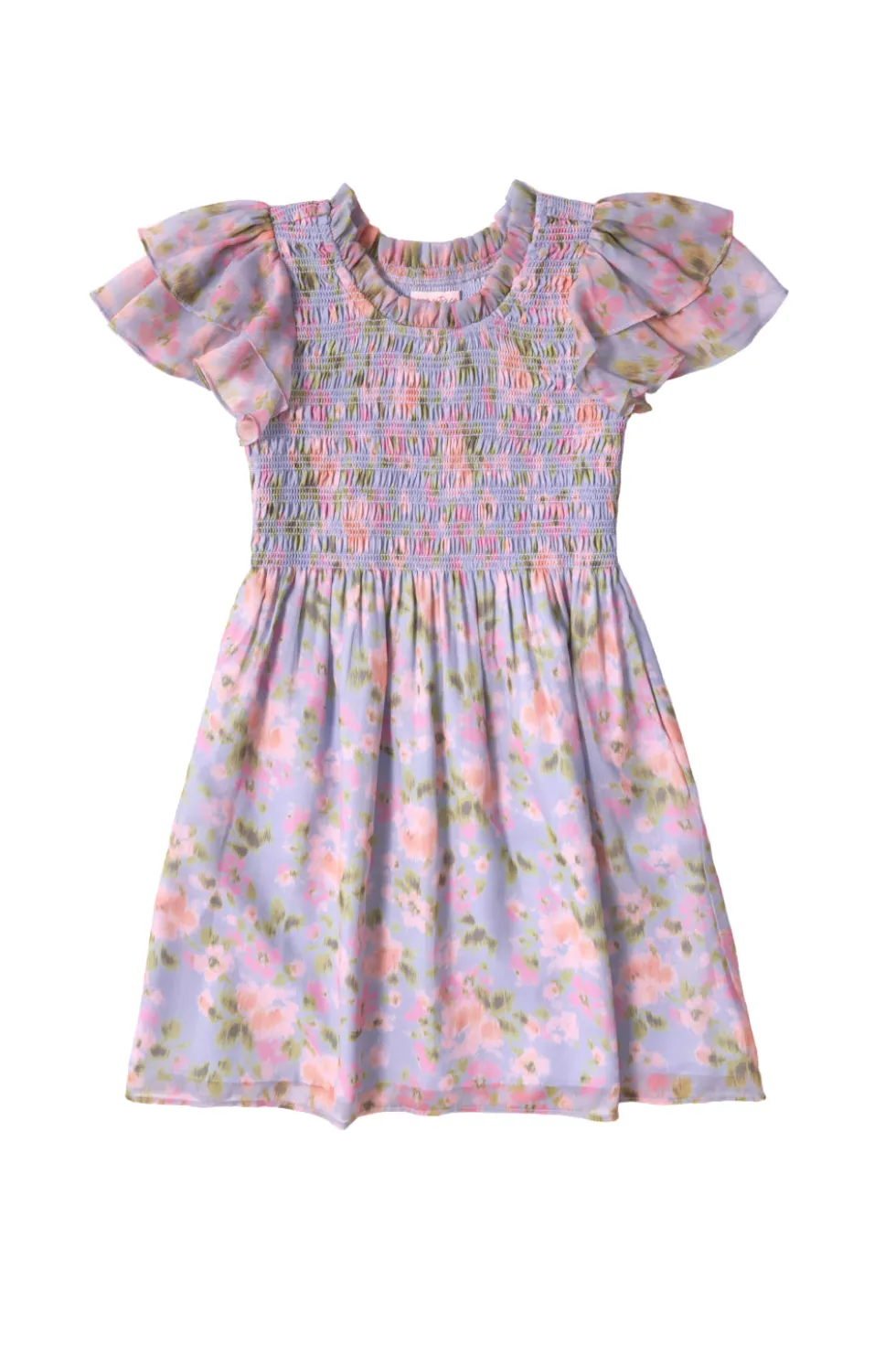 Mini Lottie Dress in Vibrant English Garden