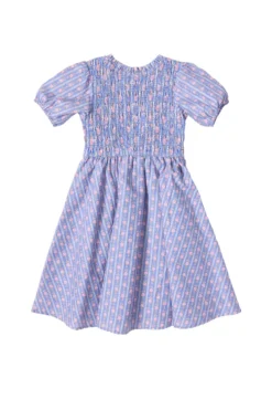 Mini Mariah Dress in Linear Print